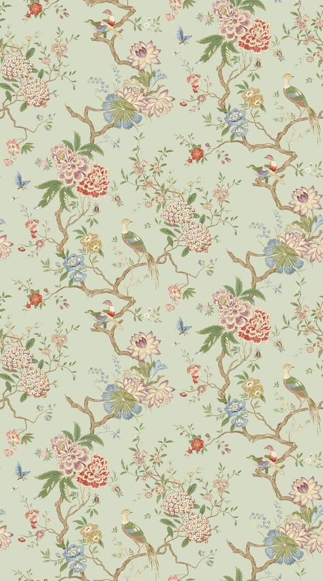 G P & J Baker ORIENTAL BIRD EAU DE NIL Wallpaper