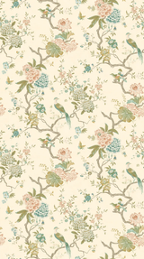 G P & J Baker ORIENTAL BIRD ANTIQUE Wallpaper