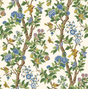 G P & J Baker ELDON GREEN/BLUE Wallpaper