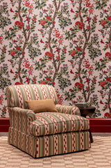 G P & J Baker ELDON RED/GREEN Wallpaper