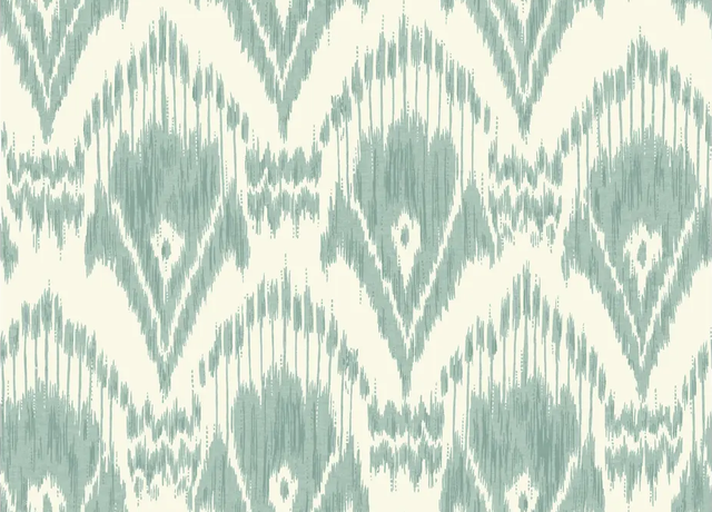G P & J Baker ZARABAND AQUA Wallpaper