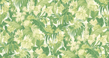 G P & J Baker TROPICAL FLORAL GREEN Wallpaper