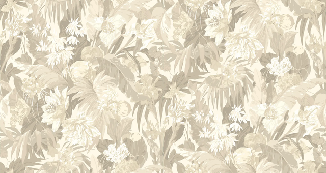 G P & J Baker TROPICAL FLORAL STONE Wallpaper