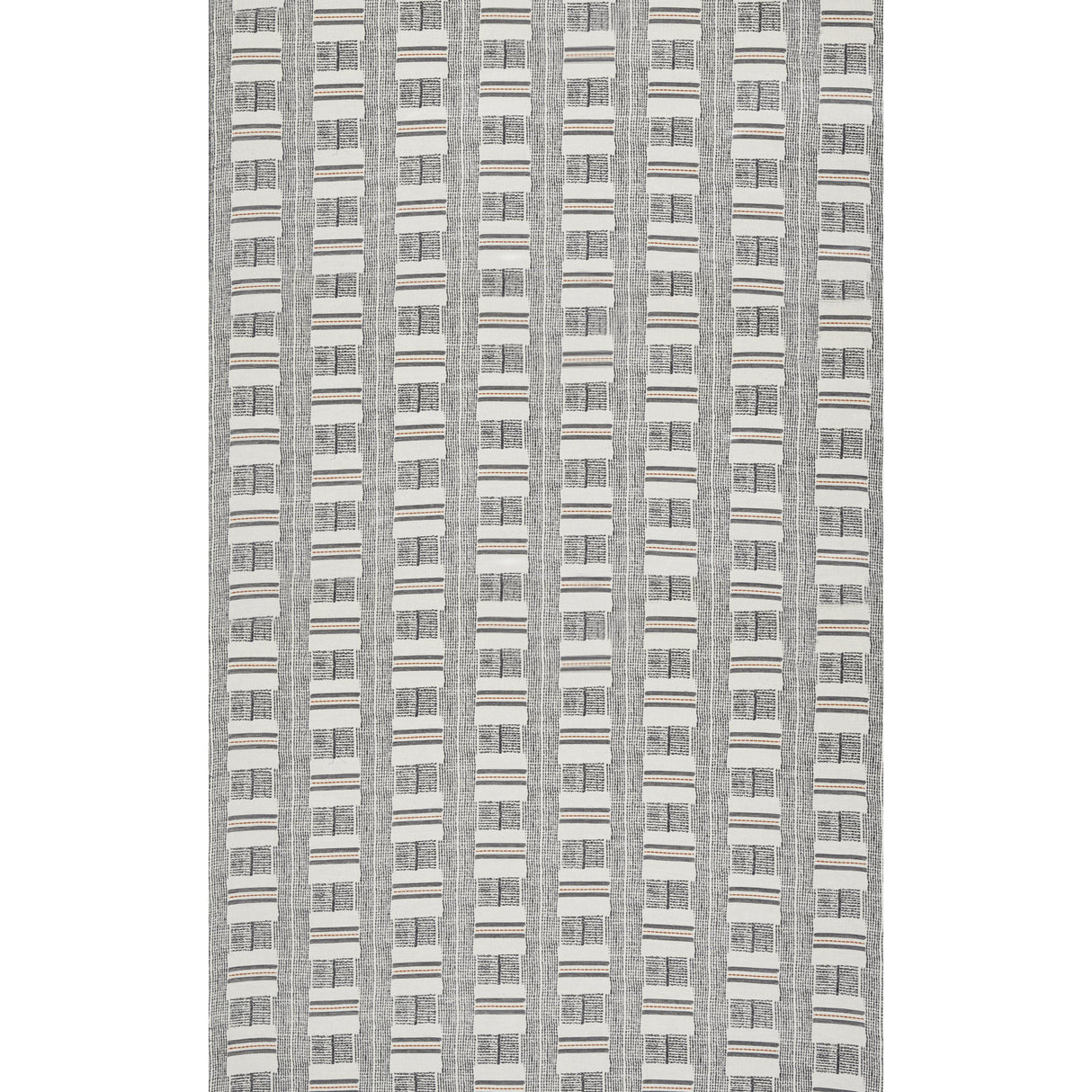 Threads NAXOS IVORY/CHARCOAL Drapery Fabric