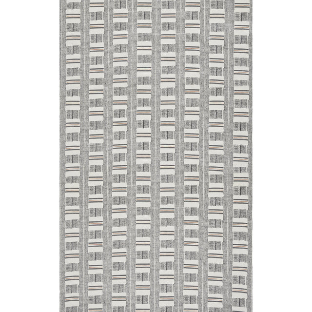 Threads NAXOS IVORY/CHARCOAL Drapery Fabric