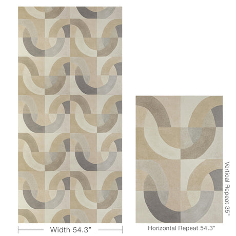 Lee Jofa COLONNADE PAPER PARCHMENT Wallpaper