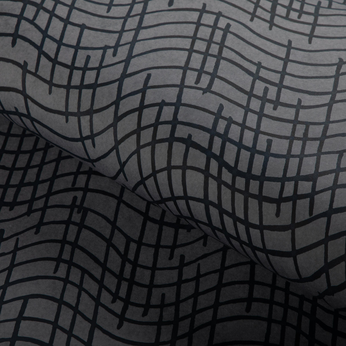 Lee Jofa DADA PAPER GUNMETAL Wallpaper