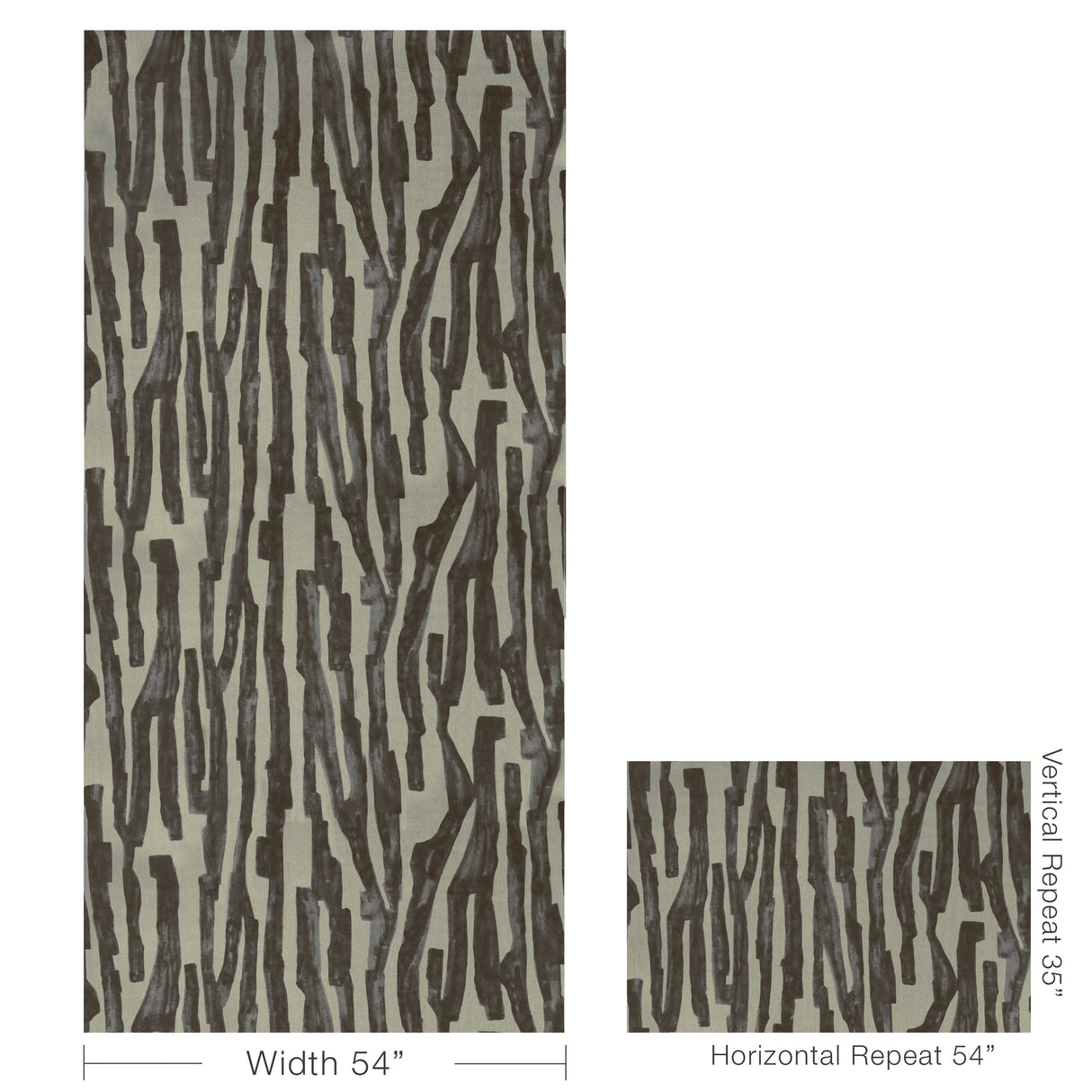 Lee Jofa INTARGIA PAPER RAVEN Wallpaper