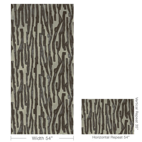 Lee Jofa INTARGIA PAPER RAVEN Wallpaper