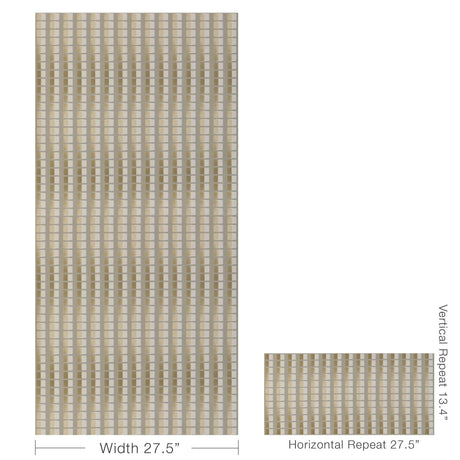 Lee Jofa REFRAKT PAPER COPPER Wallpaper