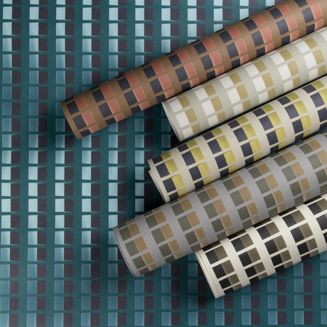 Lee Jofa REFRAKT PAPER COPPER Wallpaper