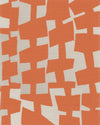 Poppy Print Studio Geo Orange Wallpaper