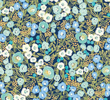 Brewster Home Fashions Flora Ditsy Blue Garden Wallpaper