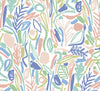 Brewster Home Fashions Verdure Pastel Painted Botanical Wallpaper
