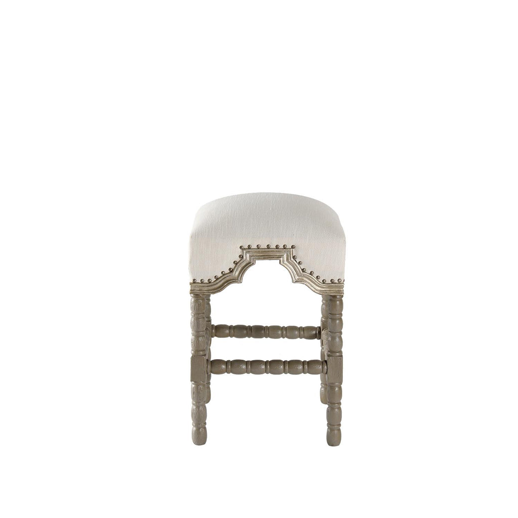 Peninsula Home Counterstool San Marcos, French Silver-Bae Porcelain