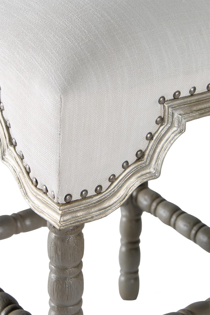 Peninsula Home Counterstool San Marcos, French Silver-Bae Porcelain