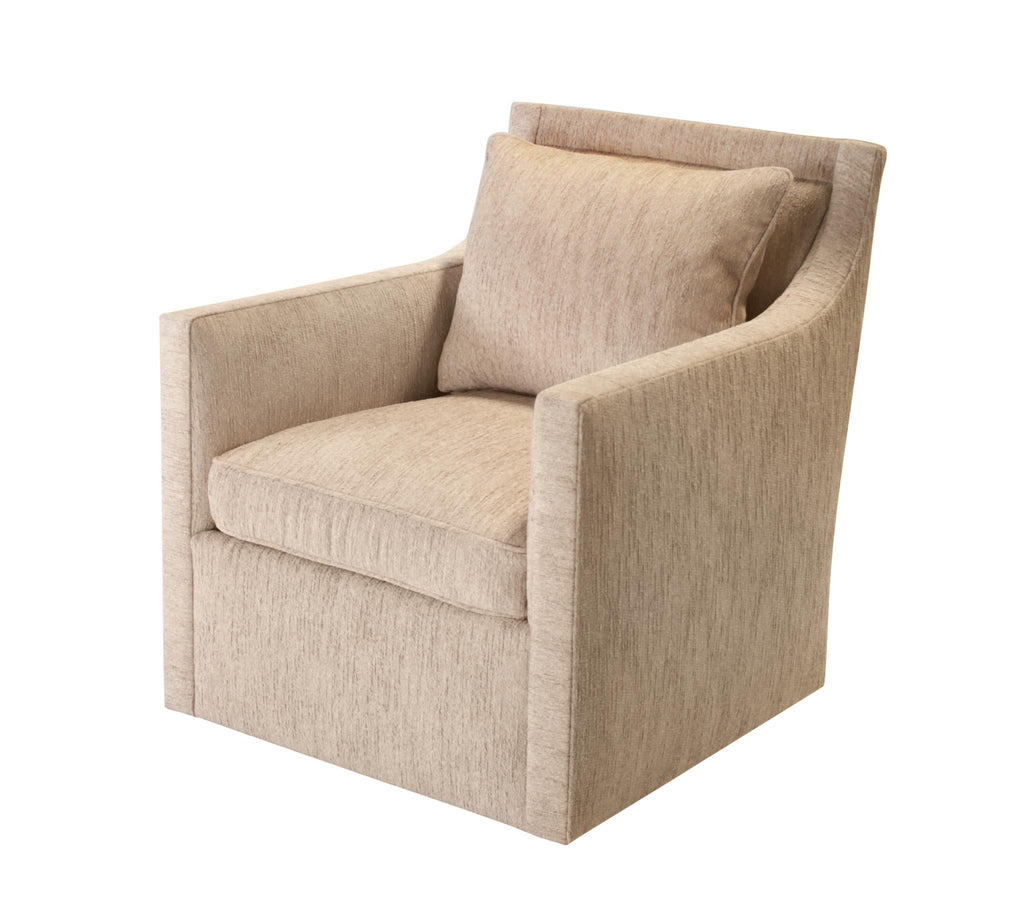 Peninsula Home Occasional Chair Kimberly Swivel, Grotto Oyster