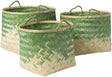 Surya Forrestburg FGT-006 14"H x 19"W x 17"D, 13"H x 17"W x 15"D, 11"H x 15"W x 13"D Decorative Accent
