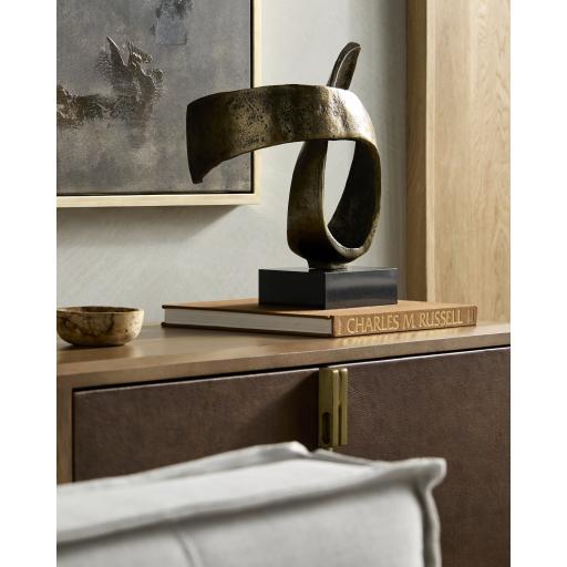 Surya Icaro IRO-001 14"H x 12"W x 9"D Decorative Accent