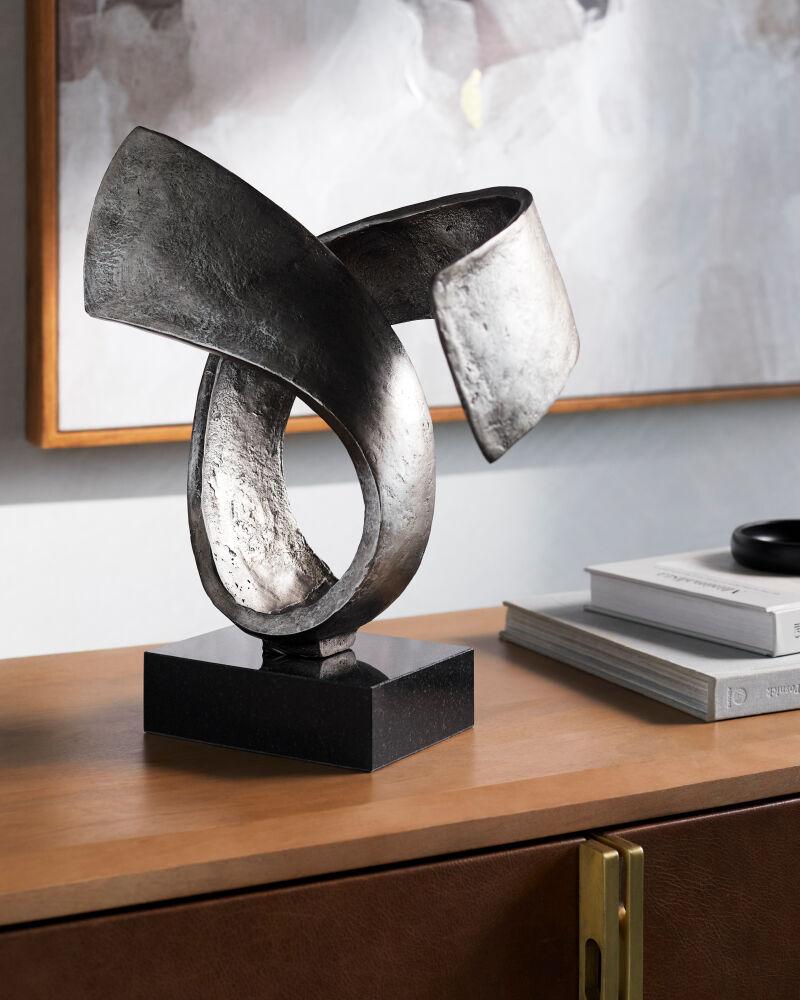 Surya Icaro IRO-002 14"H x 12"W x 9"D Decorative Sculpture
