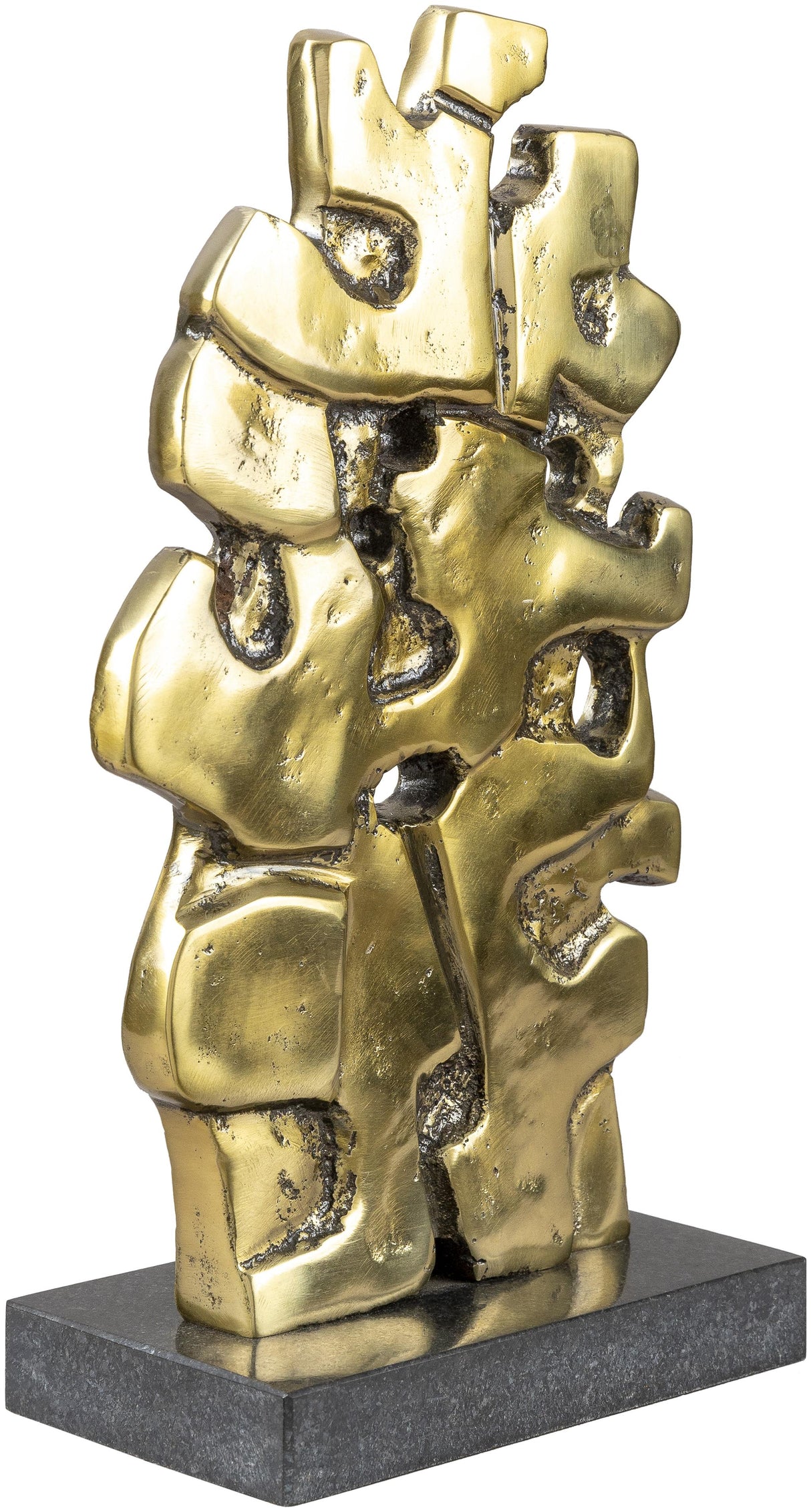 Surya Vines NVI-001 Gold 12"H x 6"W x 4"D Decorative Accent