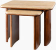 Surya Aluna UAN-001 18"H x 24"W x 16"D; 16"H x 15"W x 12"D Accent Table