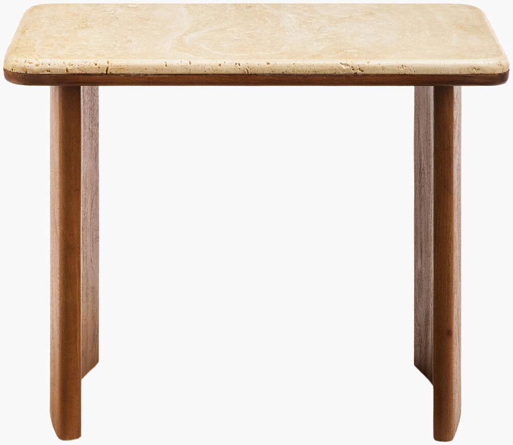Surya Aluna UAN-001 18"H x 24"W x 16"D; 16"H x 15"W x 12"D Accent Table