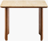 Surya Aluna UAN-001 18"H x 24"W x 16"D; 16"H x 15"W x 12"D Accent Table