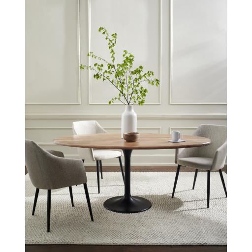 Surya Anatalia ANAT-003 Black Wood 30"H x 72"W x 36"D Furniture