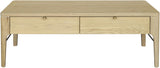 Surya Anello ALLO-006 17"H x 48"W x 24"D Coffee Table