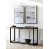 Surya Callister CLSR-005 Black Charcoal 30"H x 55"W x 15"D Furniture