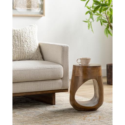 Surya Isiri ISRI-002 Black Brown 20"H x 14"W x 14"D Furniture