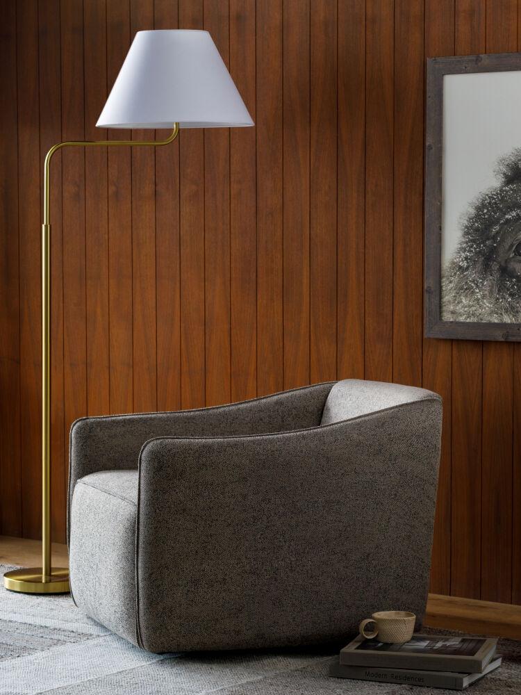 Surya Kelli EKL-001 25"H x 28"W x 32"D Accent Chair