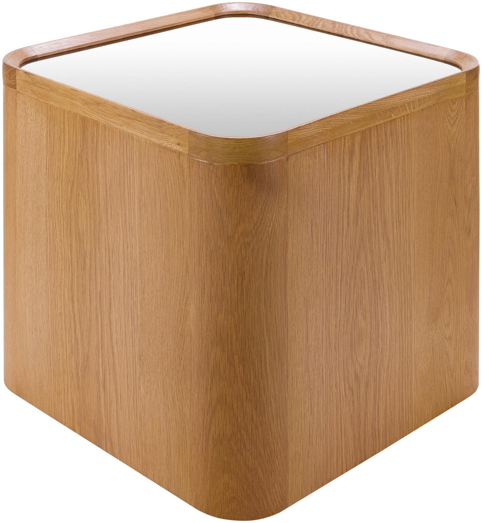 Surya Keres EES-001 Metallic - Copper Wood 18"H x 20"W x 20"D Furniture