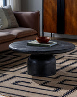 Surya Koben KOBN-003 16"H x 36"W x 36"D Accent Table