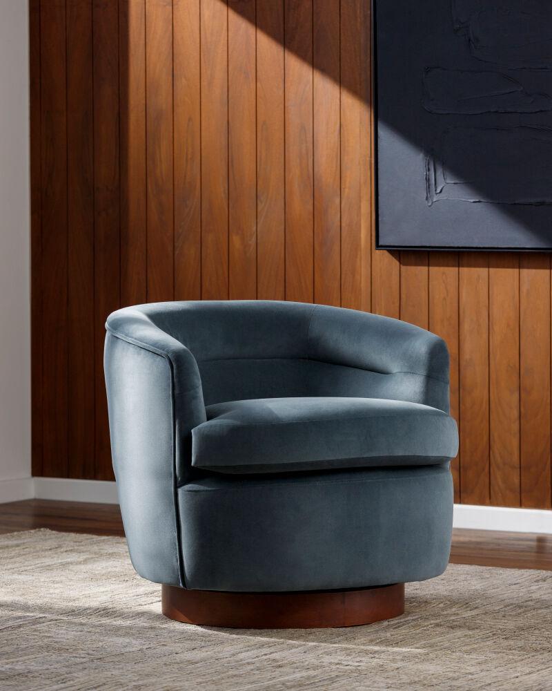 Surya Leigh LEG-002 29"H x 30"W x 32"D Accent Chair