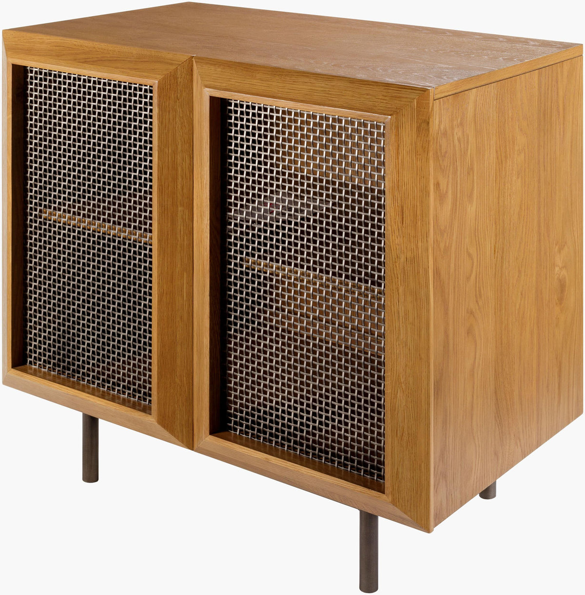 Surya Marshall Mesh MRSL-001 30"H x 30"W x 19"D Shelving/Storage
