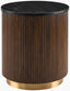 Surya Nems NMS-004 22"H x 18"W x 18"D Accent Table