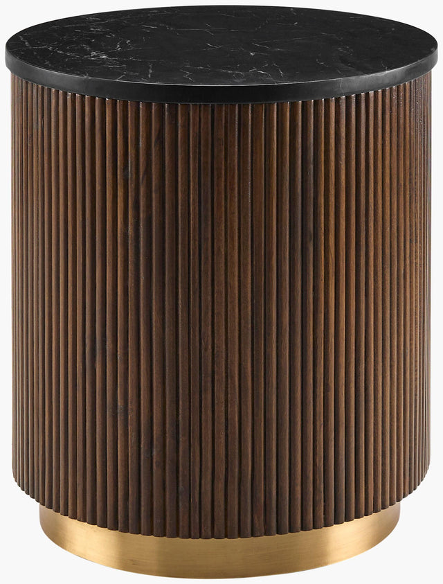 Surya Nems NMS-004 22"H x 18"W x 18"D Accent Table
