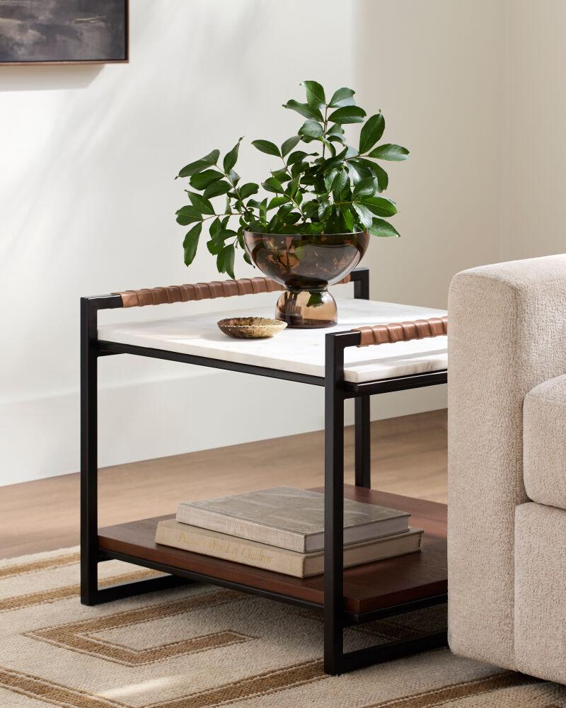 Surya Novelle NVEL-003 18"H x 24"W x 24"D Accent Table