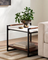 Surya Novelle NVEL-003 18"H x 24"W x 24"D Accent Table