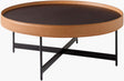 Surya Puck PUC-002 17"H x 33"W x 33"D Accent Table