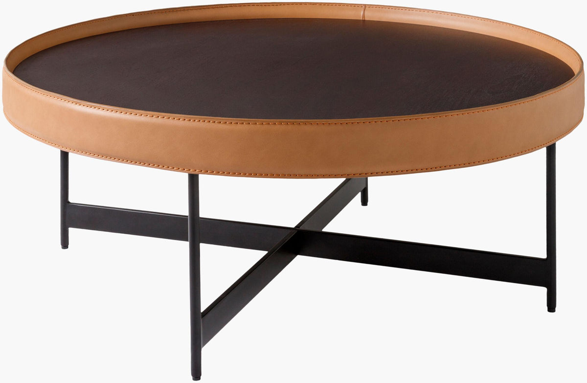 Surya Puck PUC-002 17"H x 33"W x 33"D Accent Table