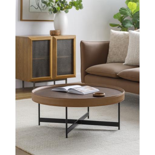Surya Puck PUC-002 17"H x 33"W x 33"D Furniture Piece