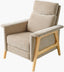 Livabliss Scot OCS-001 41"H x 34"W x 38"D Accent Chair