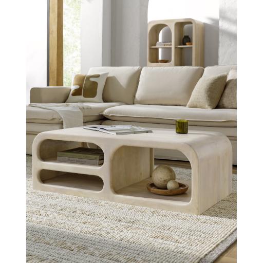 Surya Tana 48 X 24 inch Ivory Coffee Table - Thumbnail 5