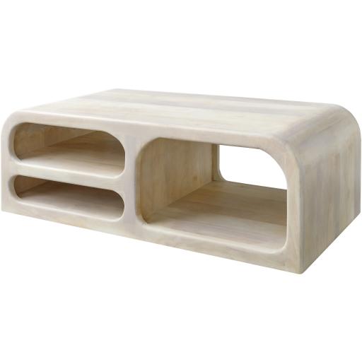 Surya Tana 48 X 24 inch Ivory Coffee Table - Thumbnail 4