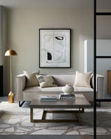 Surya Temy TEM-001 15"H x 44"W x 44"D Accent Table