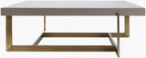 Surya Temy TEM-001 15"H x 44"W x 44"D Accent Table