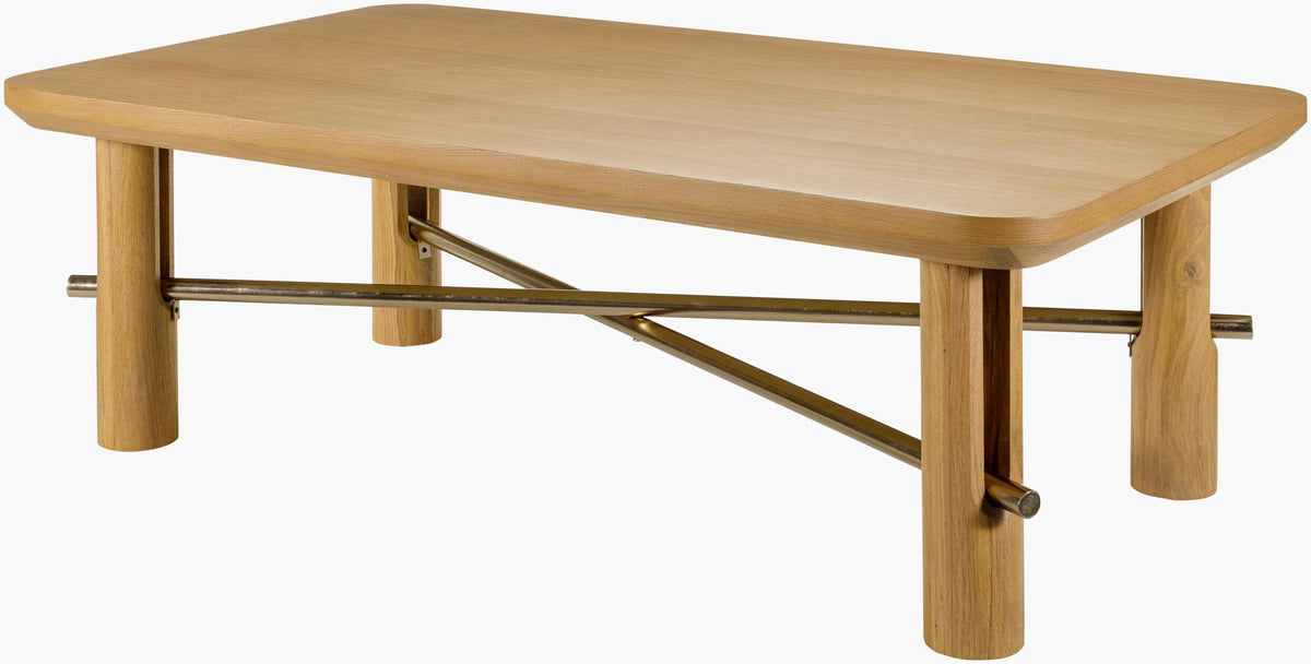 Surya Valdo VLDO-002 16"H x 50"W x 28"D Accent Table